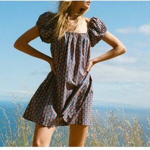 NWT Doen Julie Dress in Mazarine Sunrise Paisley (Size M)